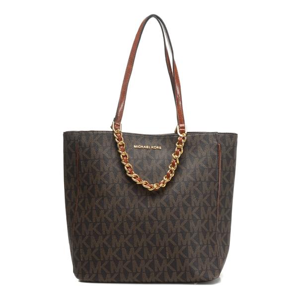 michael kors stor harper tote brun Virksomhet 3ch8a